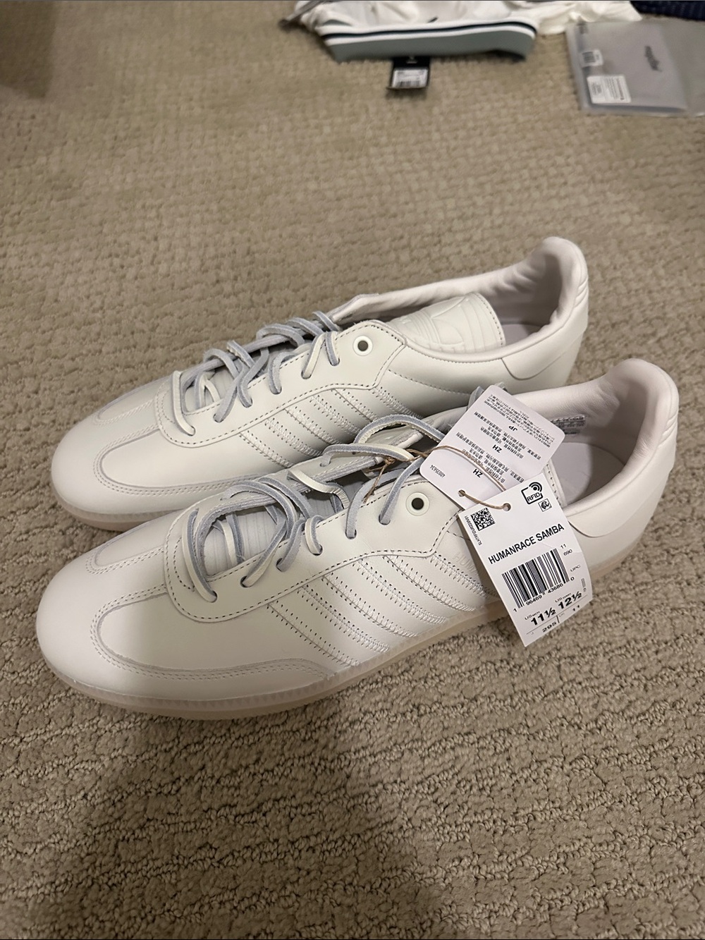 adidas White Men's Sneakers HUMANRAGE